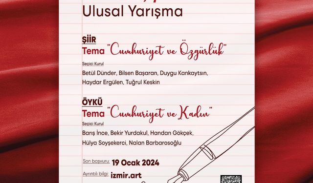 “100. Yılın Öyküsü, Şiiri” yarışmasına başvurular devam ediyor