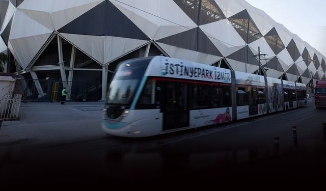 İzmir'de Konak Tramvayı'na maç ayarı!