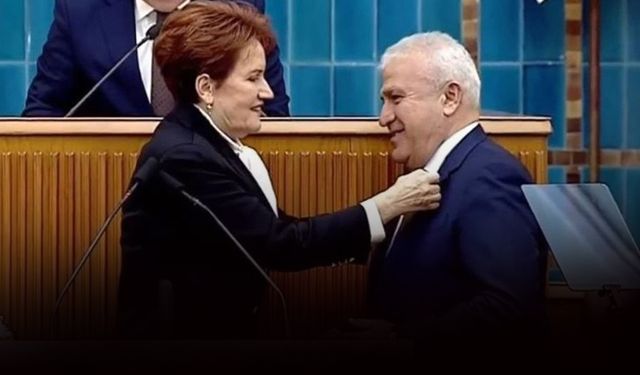 Aydın’da o belediye resmen İYİ Parti’ye geçti... Başkana rozeti Akşener taktı!