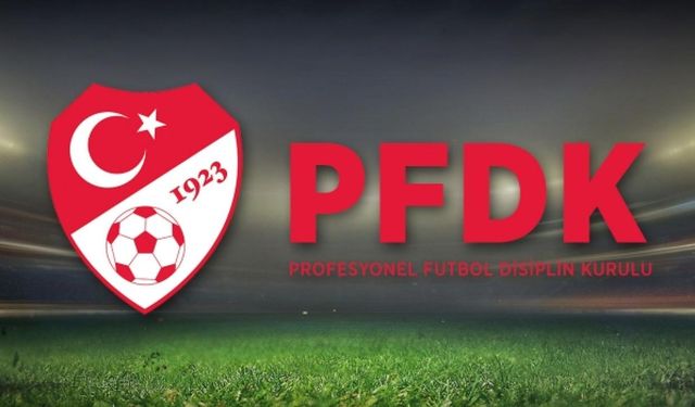 PFDK'dan Süper Lig'in 2 devine ceza yağdı!