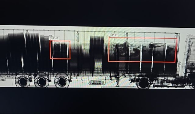 Düzensiz göçmenler X-Ray'e takıldı