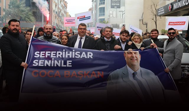 Seferihisarlılar “Goca Başkanı” coşkuyla karşıladı