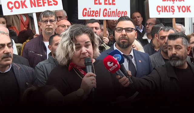 CHP İzmir önünde 'Soyer' eylemi... 'Anketler manipüle edilmiş!'