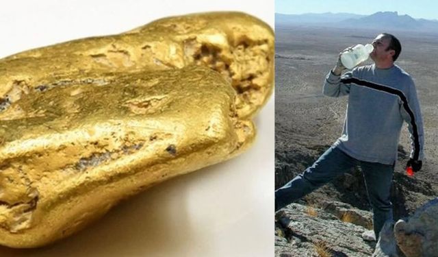 Hazine avına çıktı... Ülkenin en büyük altın külçesini buldu