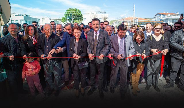 Başkan Kırgöz'den Dikili'de büyük açılış...  "Burası mutluluk günlerine tanıklık edecek"