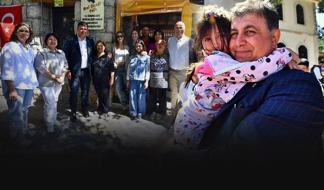 Bayramın ikinci gününde Başkan Tugay'dan Karaburun ziyareti