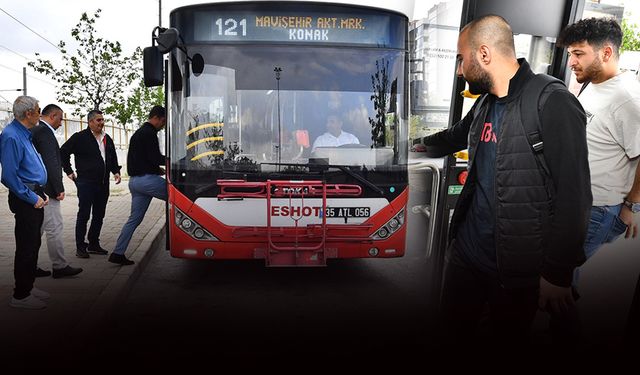 İzmirlilerden Başkan Tugay’a “otobüs hattı” teşekkürü