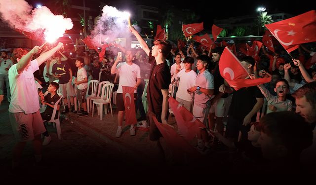 Menemen'de milli coşku, dev ekranda yaşanacak!