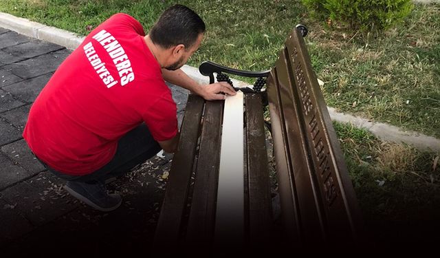 Menderes parklarında yenileme seferberliği