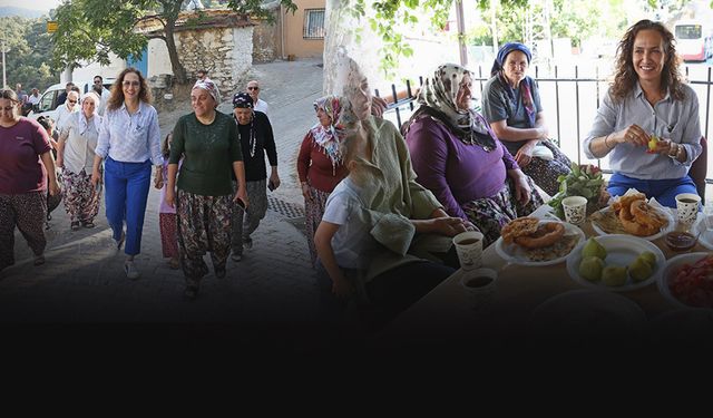 Başkan Ünsal köy ziyareti... Yamanlar’a festival, Sancaklı’ya oyun alanı sözü