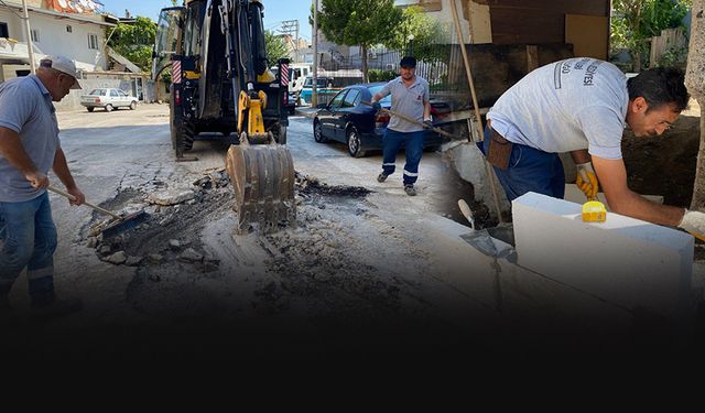 Bayraklı'da çalışmalar başladı... Sel felaketinin yaraları sarılıyor