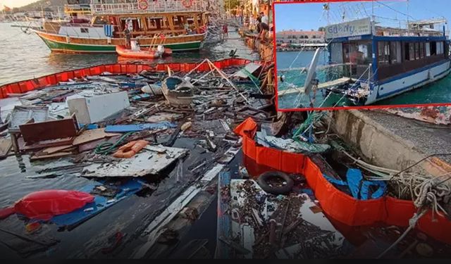 Mahkeme sonucunu bekliyordu... Baba yadigarı gezi teknesi suya gömüldü