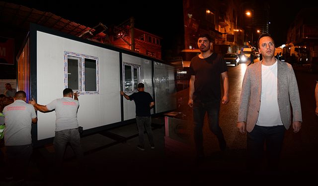 Bornova'da kaldırım işgaline karakol önlemi