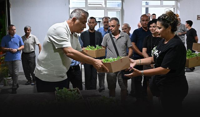 Bornova'da üreticiye destek devam ediyor... Kışlık sebze eğitimi başladı