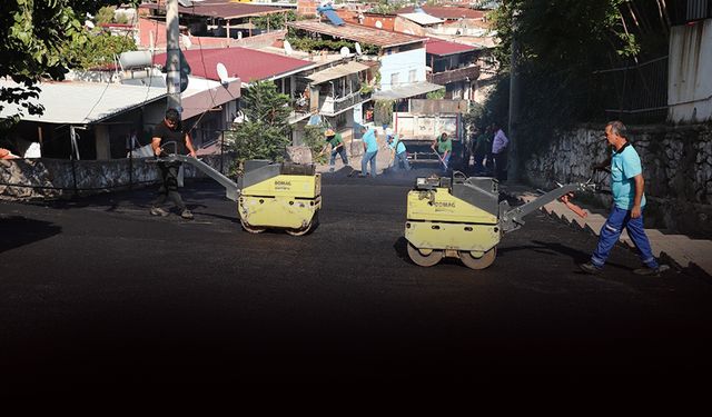 Konak'ta yol seferberliği... Asfalt çalışmaları hızlandı