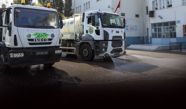 Buca Belediyesi’nden okullarda temizlik seferberliği