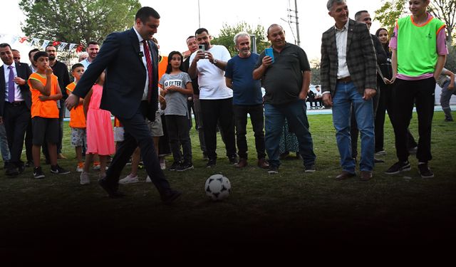 Torbalı'da gençler ve aileler için yeni sosyal alan...