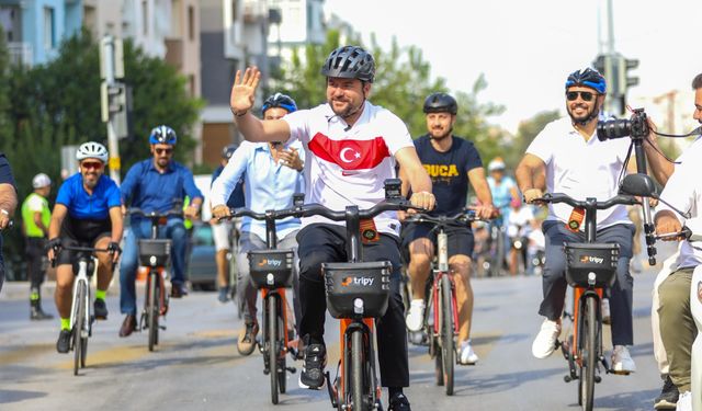 Buca’da yollar bisikletlilerin oldu