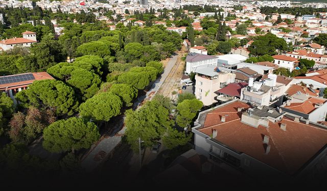 Tarihi dokusu bozulmayacak! Buca'da eski tren yolu hattı yenileniyor