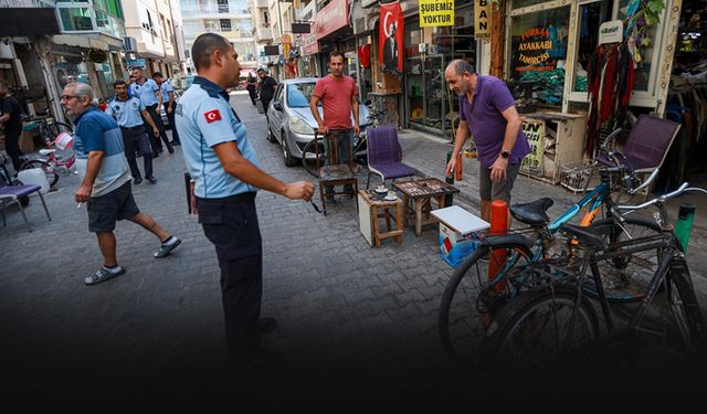 Karşıyaka’da zabıta ekiplerinden işgal denetimi... 11 işletmeye ceza