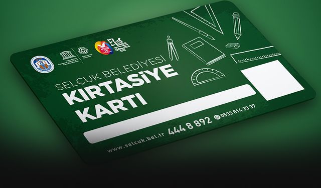 Efes Selçuk'ta öğrencilerin yüzünü güldüren proje... Kırtasiye Kartı desteği başladı