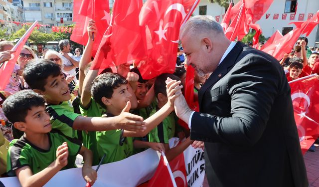 Menemen'de kurtuluş coşkusu