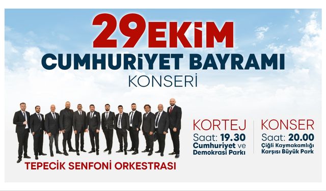 Çiğli’de Cumhuriyet coşkusu