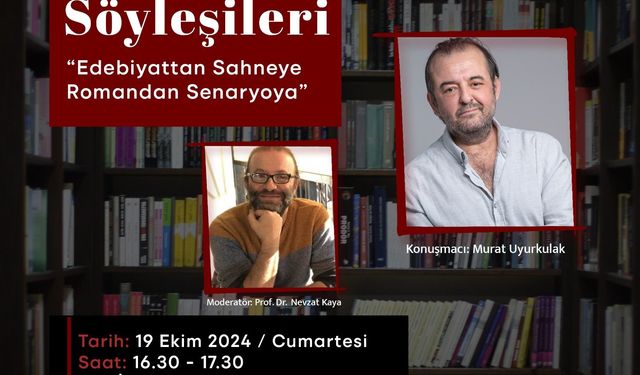 Edebiyat Söyleşileri Murat Uyurkulak ile başlıyor