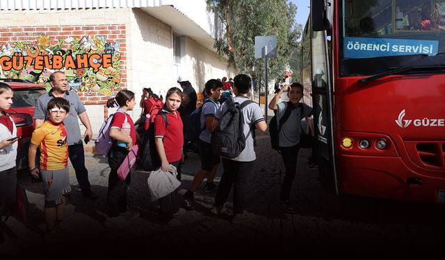 Güzelbahçe Belediyesi’nden ücretsiz okul servisi... Yargılanacaksak hazırız!