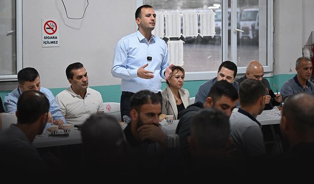 Başkan Eşki'den Temizlik İşleri Şantiyesi’ne ziyaret... Bornova halkına temizlik çağrısı