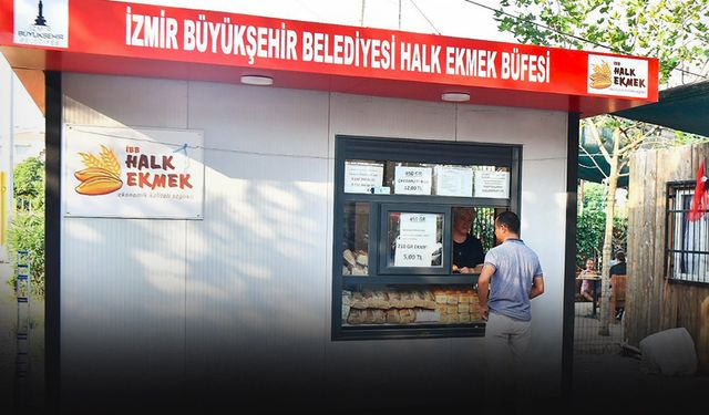 İzmirlilerin imdadına Halk Ekmek yetişiyor... Satış noktası sayısı 102’ye çıkarıldı