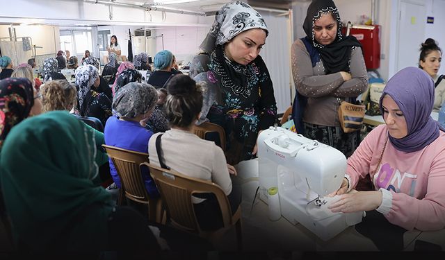 Konak'ta kadın dayanışması... 'Adettendir Üretiyoruz' atölyesi kapılarını açtı