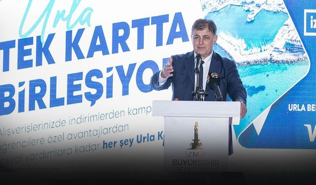 Büyükşehir'den eşi benzeri olmayan proje... Başkan Tugay Urla Kart'ı tanıttı