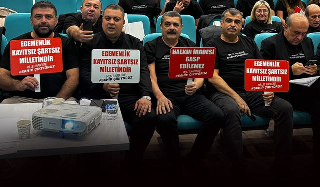 Konak Belediye Meclisi’nde ‘kayyım’ protestosu: Halkın iradesi gasp edilemez!