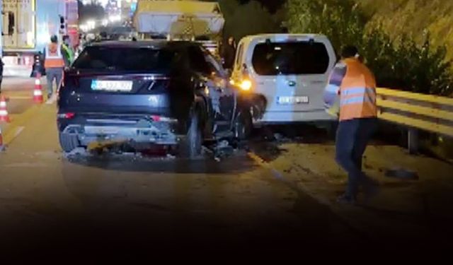 İzmir'de 13 araçlı zincirleme kaza... Çok sayıda yaralı!