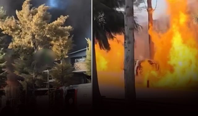 İzmir'de korku dolu anlar... Fabrikada yangın çıktı