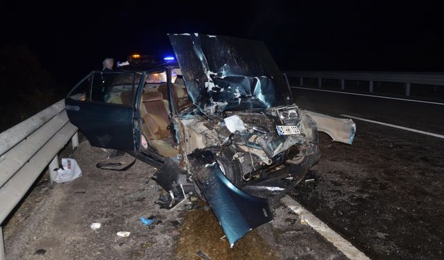 Kütahya'da trafik kazasında 1 kişi öldü, 4 kişi yaralandı