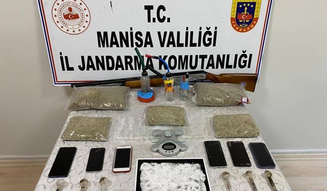 Manisa'da zehir operasyonu... 38 zanlıdan 8'i tutuklandı