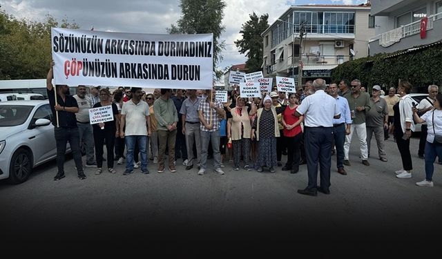 Çiğli'de Katı Atık Depolama tesisi isyanı! "Can güvenliğimiz yok"