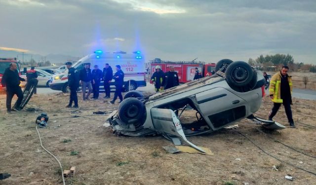 Cezaevindeki eşini ziyarete gitti, kazada hayatını kaybetti