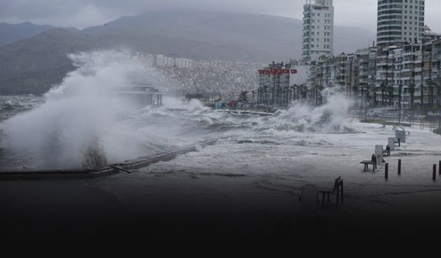 Meteoroloji'den İzmir için 'sarı kodlu' uyarı!