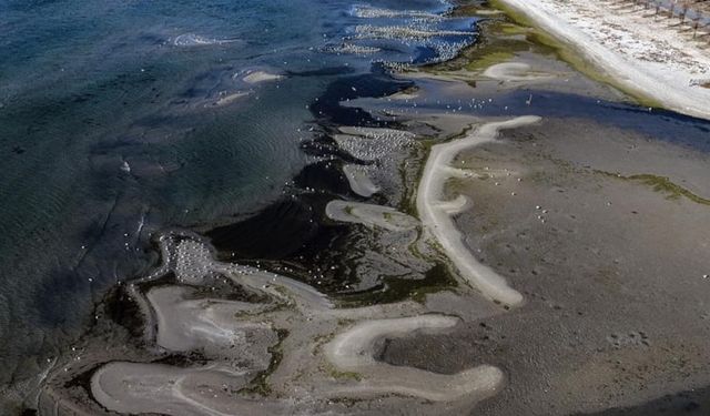 İstanbul'da korkutan görüntü: Deniz suyu metrelerce çekildi