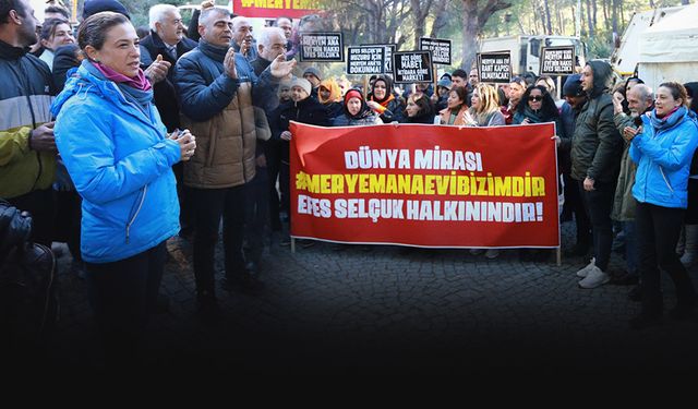 Başkan Sengel Meryem Ana'dan seslendi... Sözleşme yapılana kadar buradayız