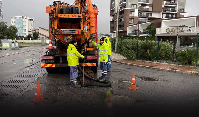 Büyükşehir ekiplerinden yağmur teyakkuzu!