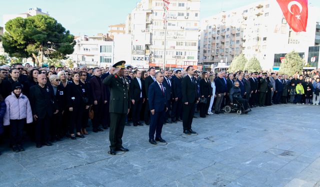 Bornova’da 10 Kasım... İlelebet izinde...