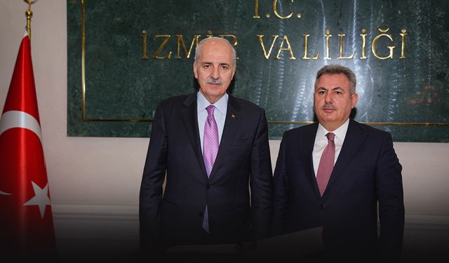 TBMM Başkanı Kurtulmuş'tan İzmir Valiliğine ziyaret