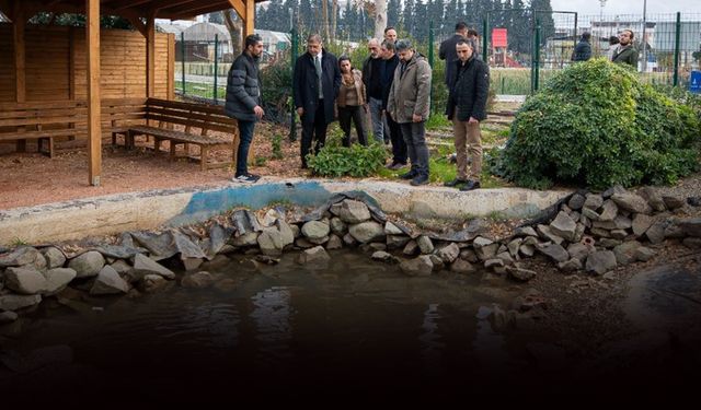 Başkan Tugay yerinde inceledi... Hasanağa Bahçesi yenilenecek