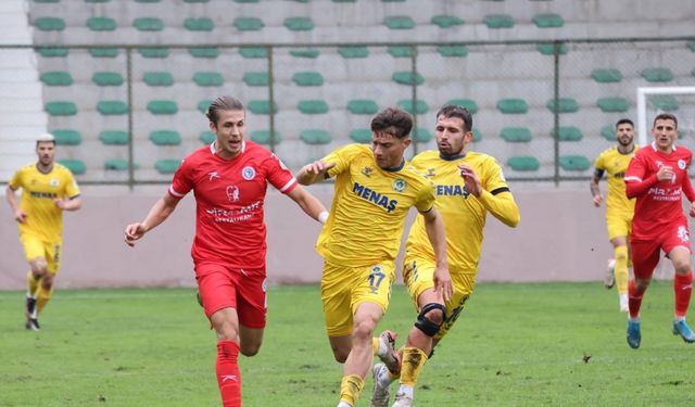 Menemen FK galibiyete hasret kaldı