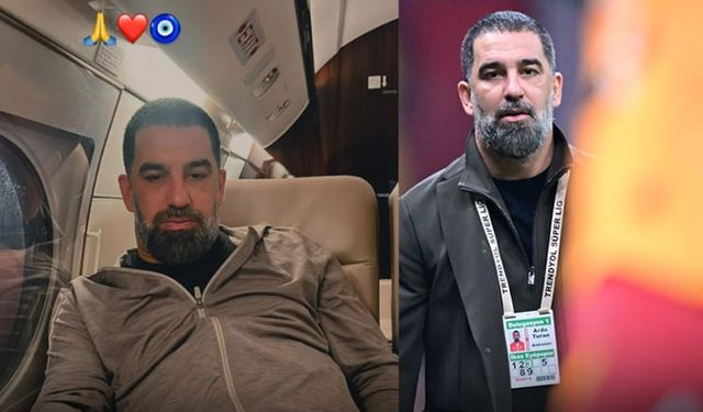 Arda Turan maç sonu özel jetle Arabistan'a gitti