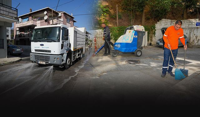 Gaziemir’de temizlik seferberliği... Dip köşe pırıl pırıl!